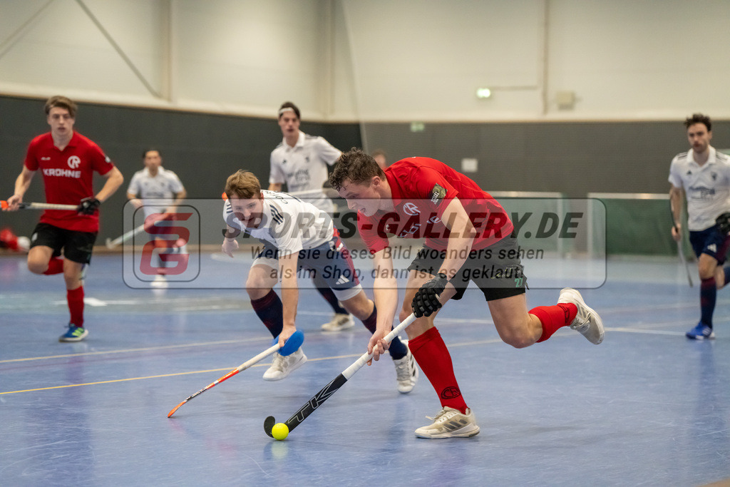 HK_20250201_102177 | 2. Bundesliga Halle Herren Düsseldorfer HC - Club Raffelberg am 1.2.2025 Halle am Seestern, Düsseldorf ,