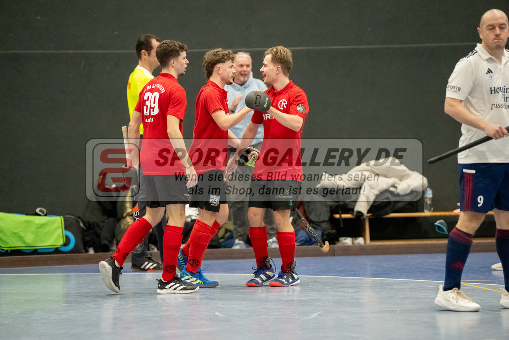 HK_20250201_102176 | 2. Bundesliga Halle Herren Düsseldorfer HC - Club Raffelberg am 1.2.2025 Halle am Seestern, Düsseldorf ,
