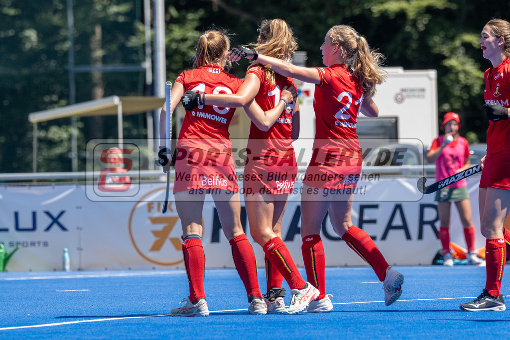 SFE_20230708_0133 | EuroHockey EM U18 Girls Belgium vs Scotland am 08.07.2023 in Krefeld (Gerd-Wellen-Hockeyanlage), Photo: Stephan Fehrmann 2023 (Sports-Gallery)
