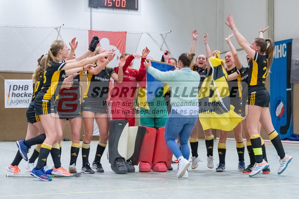 HK_20230226_105337 | Deutsche Meisterschaft WU16 Finale / Ehrungen Harvestehuder THC - 1. Hanauer THC am 26.2.2023 DSC 99, Düsseldorf ,