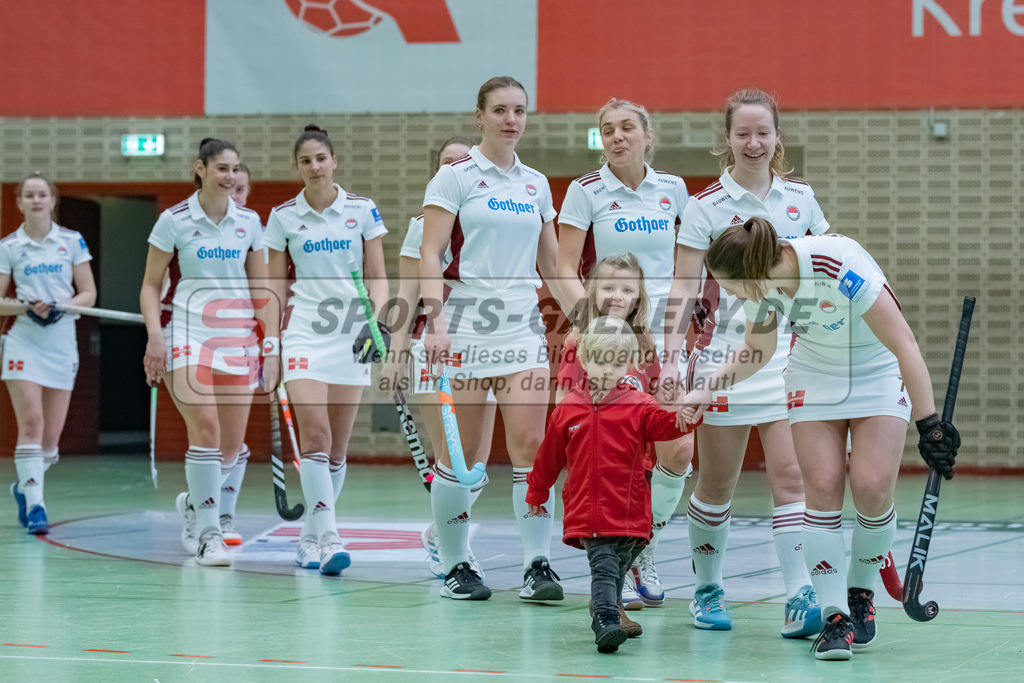 HK_20230122_103020 | 1. Bundesliga ( Halle ) Damen Crefelder HTC - Rot-Weiss Köln am 22.1.2023 Crefelder HTC  ( CHTC ) Halle Glockenspitz , Krefeld ,