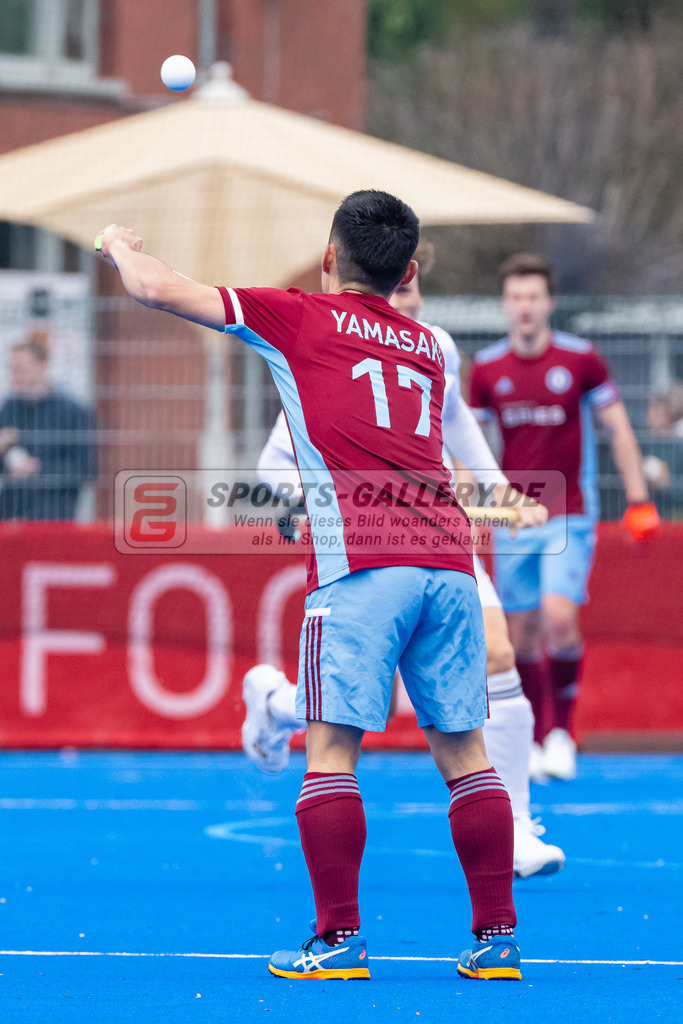 HK_20230415_106918 | 1. Bundesliga Herren Crefelder HTC - UHC Hamburg am 14.4.2023 Crefelder HTC, Krefeld , Yamasaki Koji ( UHC Hamburg #17 )