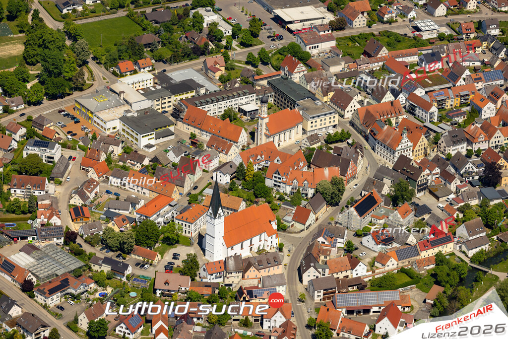 Schöne Luftaufnahme als Geschenk in Kirchen Gundelfingen an der Donau - Die Luftbildaufnahme wurde 2025 vom UL-Flugzeug heraus erstellt ( keine Drohne ) - Hochauflösende Luftaufnahme -Nicht vergleichbar mit Google Maps oder Satelittenbilder- Die Geschenkidee !Mit Lizenz und Bildrechte bestellbar
