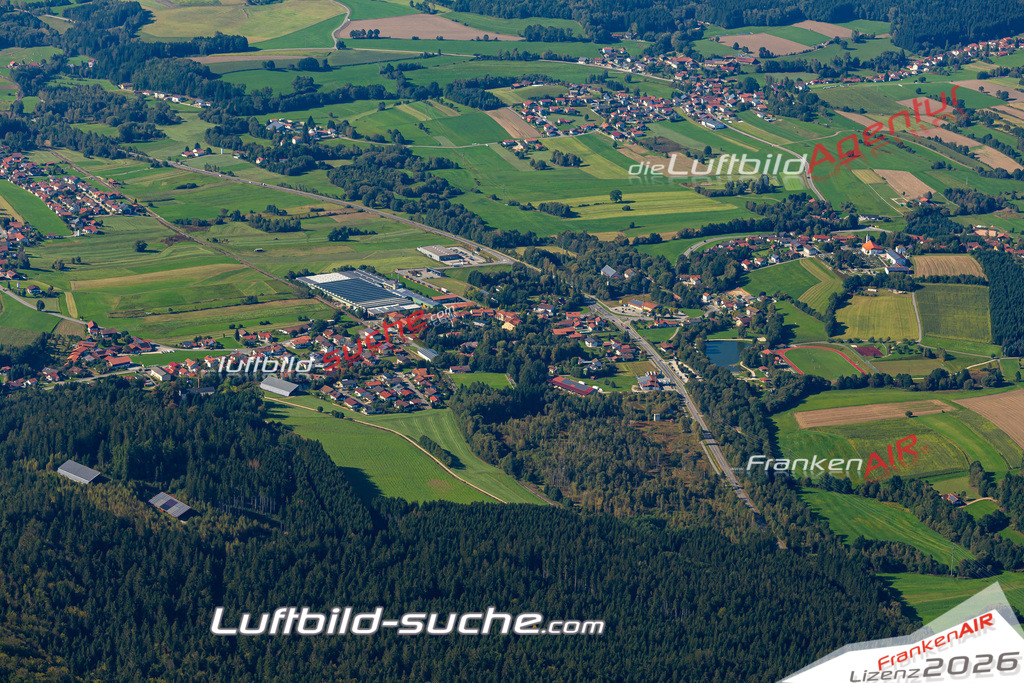 Aktuelles Luftbild von  Arrach Kauf mit Lizenz / Bildrechten möglich- Die Luftaufnahme wurde 2021 mittels UL-Flugzeug erstellt ( keine Drohne ) - hochauflösende Kamera-Systeme von  Canon -Beste Qualität - Für grossformatige Ausdrucke geeignet. Die Geschenkidee !