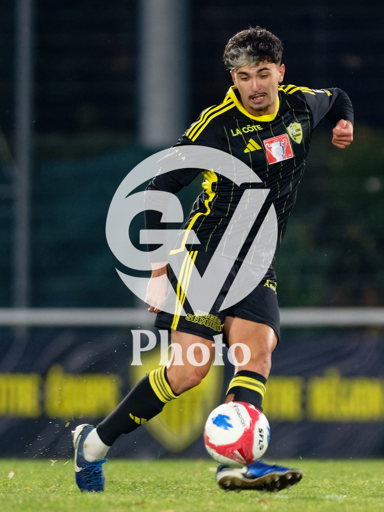 Coupe Suisse - 1/8 de finale - FC Stade Nyonnais v Neuchatel Xamax |  during the Coupe Suisse - 1/8 de finale match between FC Stade Nyonnais and Neuchatel Xamax at Centre sportif de Colovray in Nyon, Switzerland