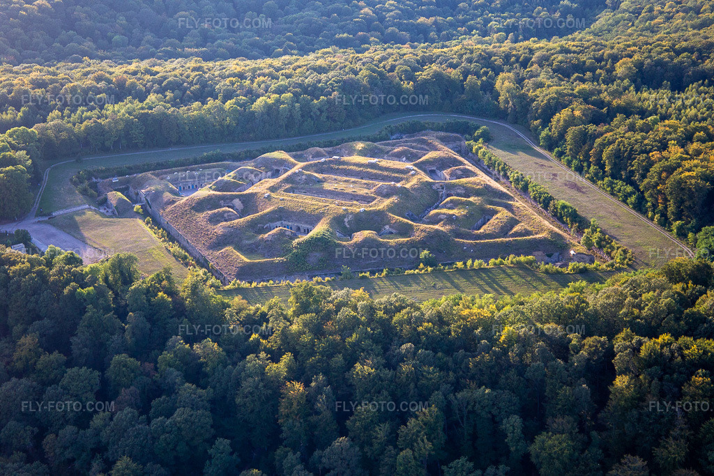 Aerial view: Fragments of the citadel fortification 