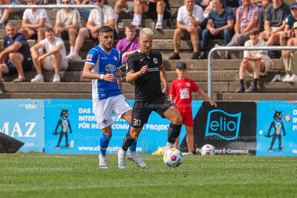 Giessen_Darmstadt (194) | 16.07.2023; Testspiel; Waldstadion Gießen; FC Gießen - SV Darmstadt 98; Ergebnis: 2:0 (0:0)