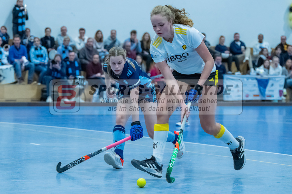 HK_20240303_108866 | 1. Halbfinale Deutsche Meisterschaft WU16 am 3.3.2024 Halle DHC, Düsseldorf ,