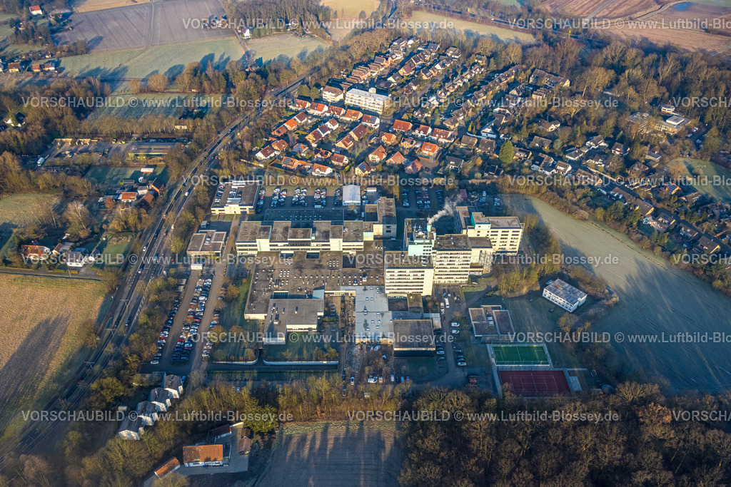 Hamm250200602Rhynern | Luftbild, Berufsförderungswerk Hamm Bildungseinrichtung, Wohnsiedlung Feldgarten, Berufsförderungswerk - da kommt neue Kita rein, Stadtbezirk Rhynern, Hamm, Ruhrgebiet, Nordrhein-Westfalen, Deutschland