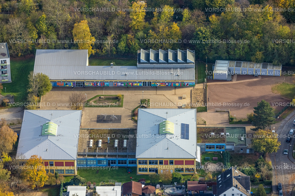Herne221101615westlich | Luftbild, Michaelschule und Schwimmhalle, Wanne, Herne, Ruhrgebiet, Nordrhein-Westfalen, Deutschland
