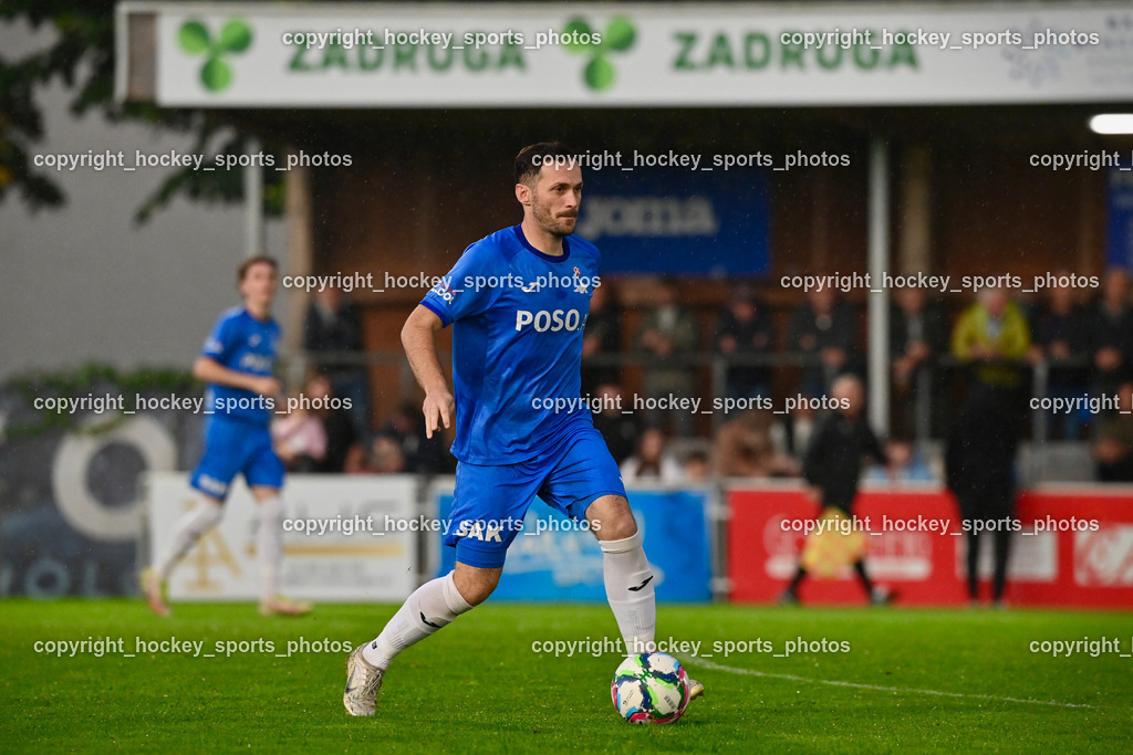 SAK vs. SV Donau  | #8 Mario Antunovic SAK, SAK vs. SV Donau , SAK vs. SV Donau  am 27.09.2024 in Klagenfurt (Sportpark Welzenegg), Austria, (Photo by Bernd Stefan)