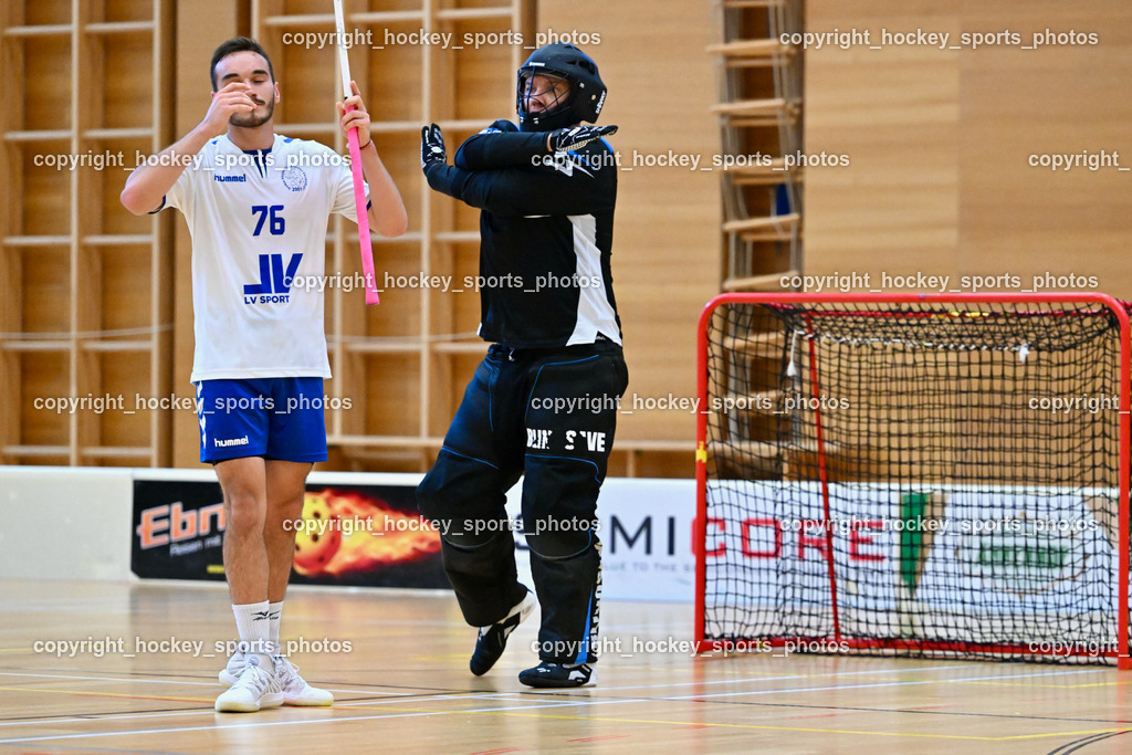 VSV Unihockey vs. Dunai Krokodilok 9.9.2023 | #76 Zsolt Diószeghi, #87 Timmo Taurer
