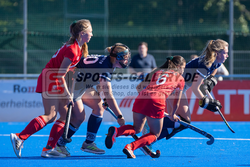 HK_20221009_100733 | 2. Bundesliga Damen Crefelder HTC - Hannover 78 am 9.10.2022 Crefelder HTC, Krefeld , Malikah Hamza ( Crefelder HTC #6 )