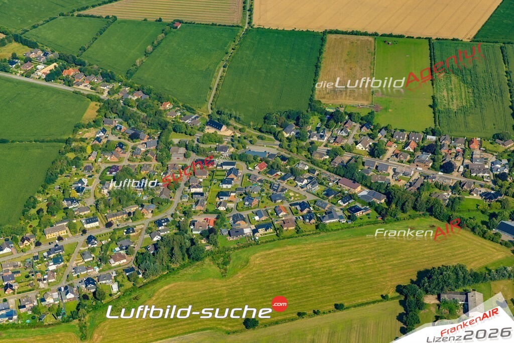 Luftaufnahme Unaften Handewitt - Die Luftaufnahme wurde 2025 vom UL-Flugzeug heraus erstellt ( ohne Drohne ) - Hochauflösende Luftaufnahme - für professionelle Ausdrucke geeignet. Die Geschenkidee !Mit Lizenz und Bildrechte bestellbar