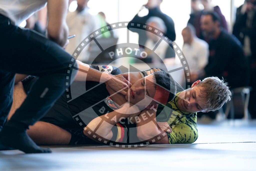 20240309PBB4323 | Fighters compete during the International Luta Livre (ILLCS) Spring Championship in Hannover, Germany, on March 9, 2024.