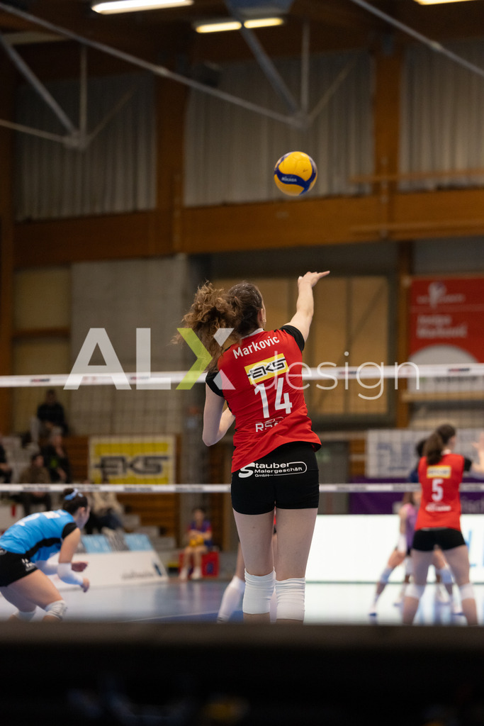 Volleyball I Frauen I Saison 2025-2026 I Volleyball NLA | Women I 1/2 Finals I  VC Kanti Schaffhausen - Sm'Aesch Pfeffingen I 18.03.2026 | 14 Josipa Marković (HR) (VC Kanti Schaffhausen) – Aussen - Realisiert mit Pictrs.com