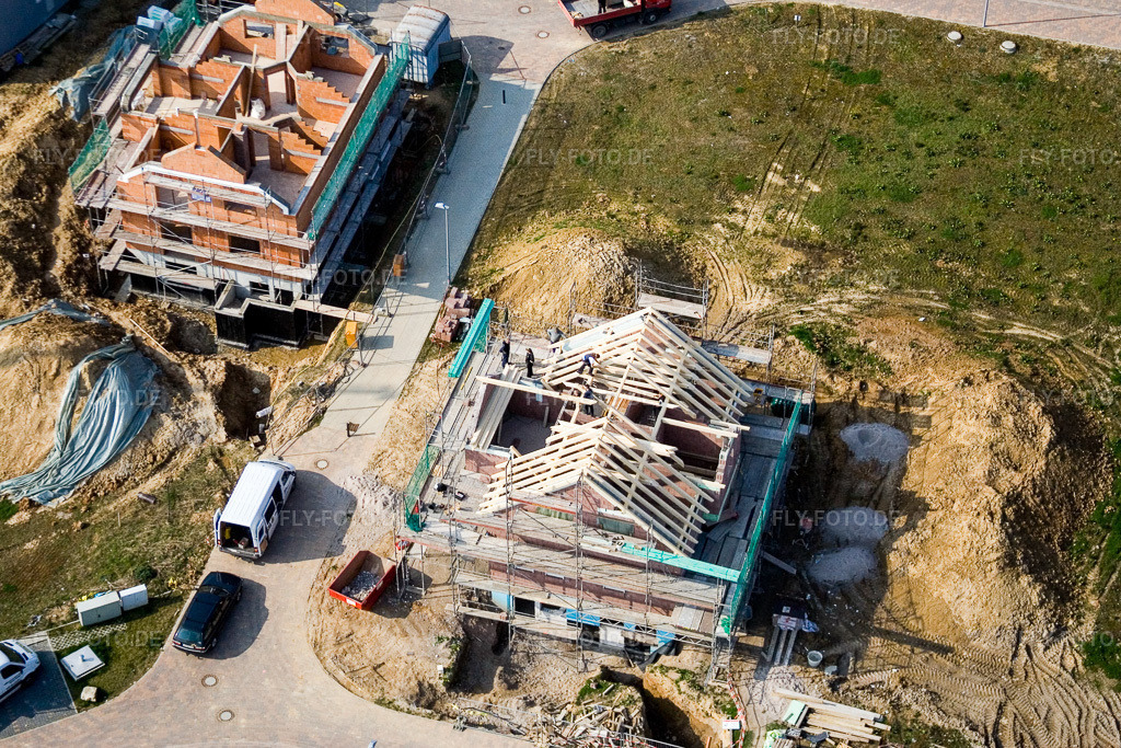 Luftbild: Schaidt, Neubaugebiet NO im Ortsteil Schaidt in Wörth im Bundesland Rheinland-Pfalz in Deutschland. Foto: IMG_5527.jpg vom 15.03.2007 durch Werner Riehm/FLY-FOTO.de