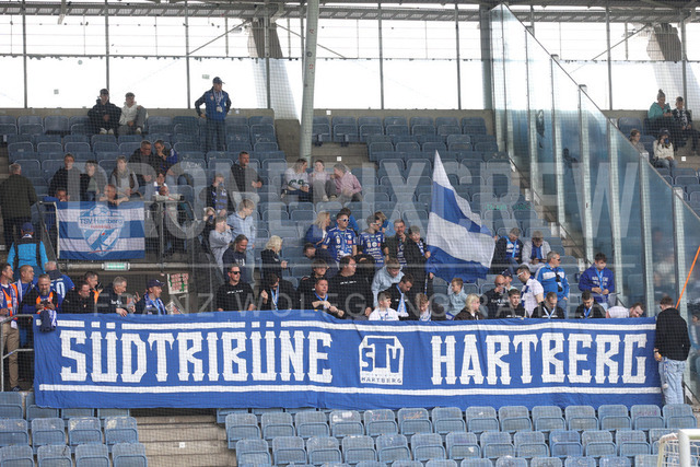 SK Puntigamer Sturm Graz vs TSV Egger Glas Hartberg – Championship Group    | Graz, Austria, 12.Apr.26 - SOCCER - ADMIRAL Bundesliga, SK Puntigamer Sturm Graz vs TSV Egger Glas Hartberg. The image shows the fans of Hartberg.    