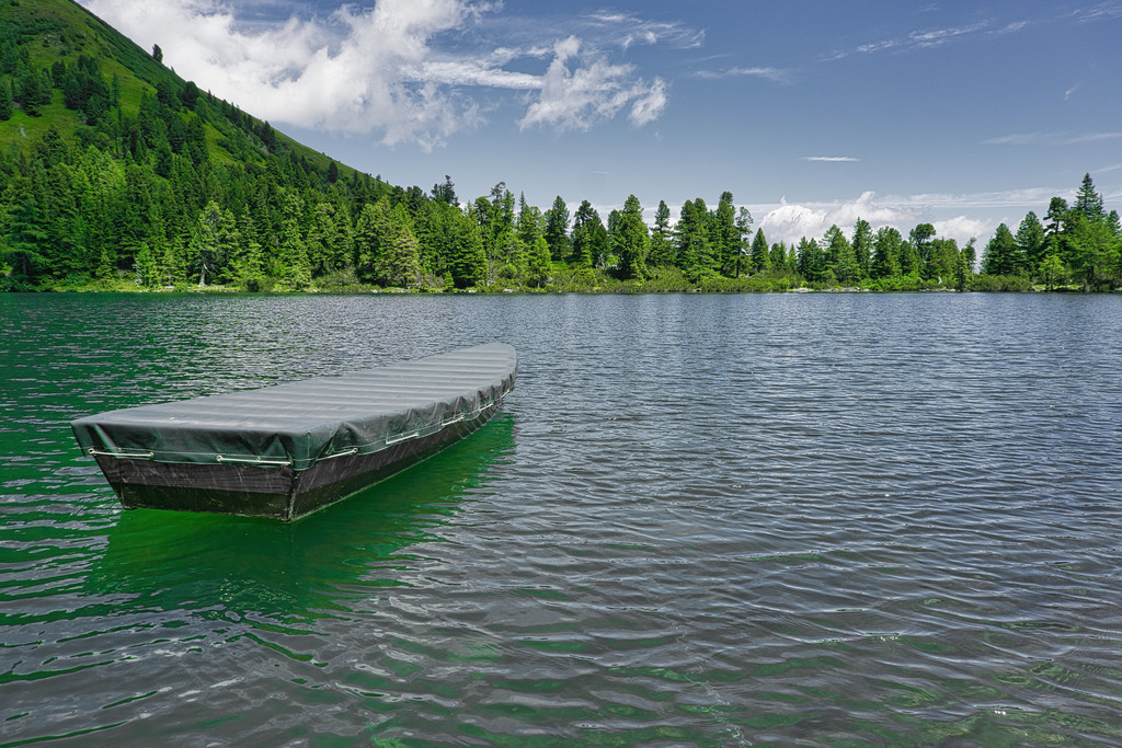 Scheibelsee Fischerboot | walter-wagner-fotografie