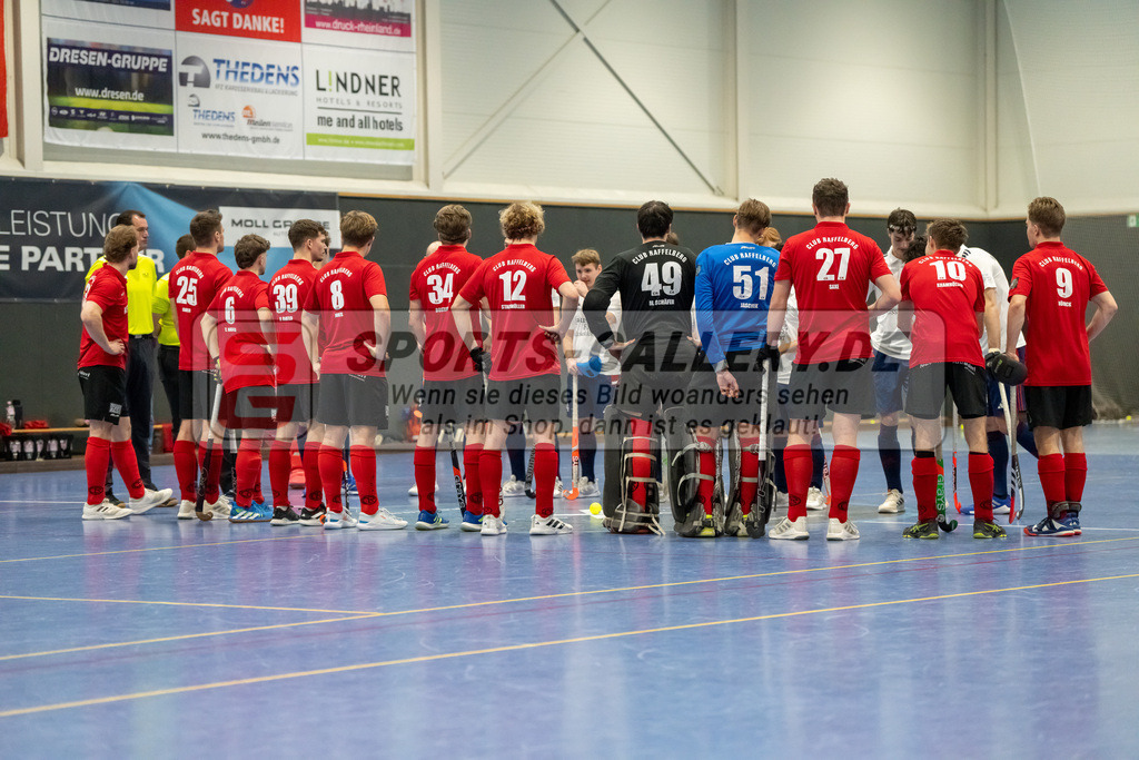 HK_20250201_102066 | 2. Bundesliga Halle Herren Düsseldorfer HC - Club Raffelberg am 1.2.2025 Halle am Seestern, Düsseldorf ,
