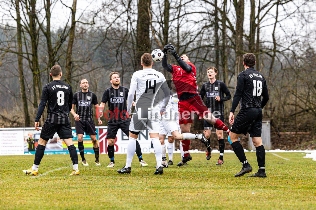 SV Polling gegen VfL Denklingen | Fußball Herren Bezirksliga Oberbayern Süd 2025/26 23. Spieltag, SV Polling gegen VfL Denklingen, 20260329,Mathias SCHUSTER (SV Polling Torwart 1) in Aktion,2026-03-29 in Polling (Sportplatz Polling), Mathias SCHUSTER (SV Polling Torwart 1)Copyright: WolfgangxLindner www.foto-lindner.de