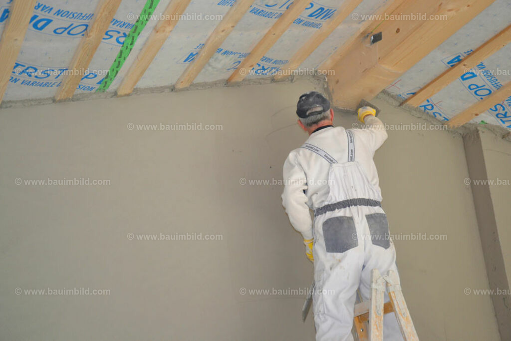 bib-lg18-putzarbeiten-0051 | Nach LV-Leistungsgruppen sortierte Detailfotos über den Bau eines Hauses. Alle Hausbau-Bilder direkt vom Urheber und Autor der Website Haus-Selber-Bauen.com