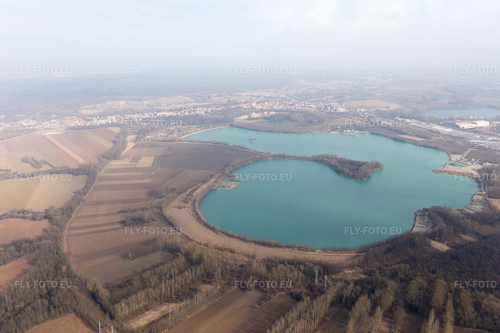 Vue aérienne: Vue de la ville à Lauterbourg dans le département Bas Rhin, France. Photo: IMG_096930.jpg prise le 19/02/2017 par Werner Riehm/FLY-FOTO.euRésolution de l'original: 5472 x 3648 px
