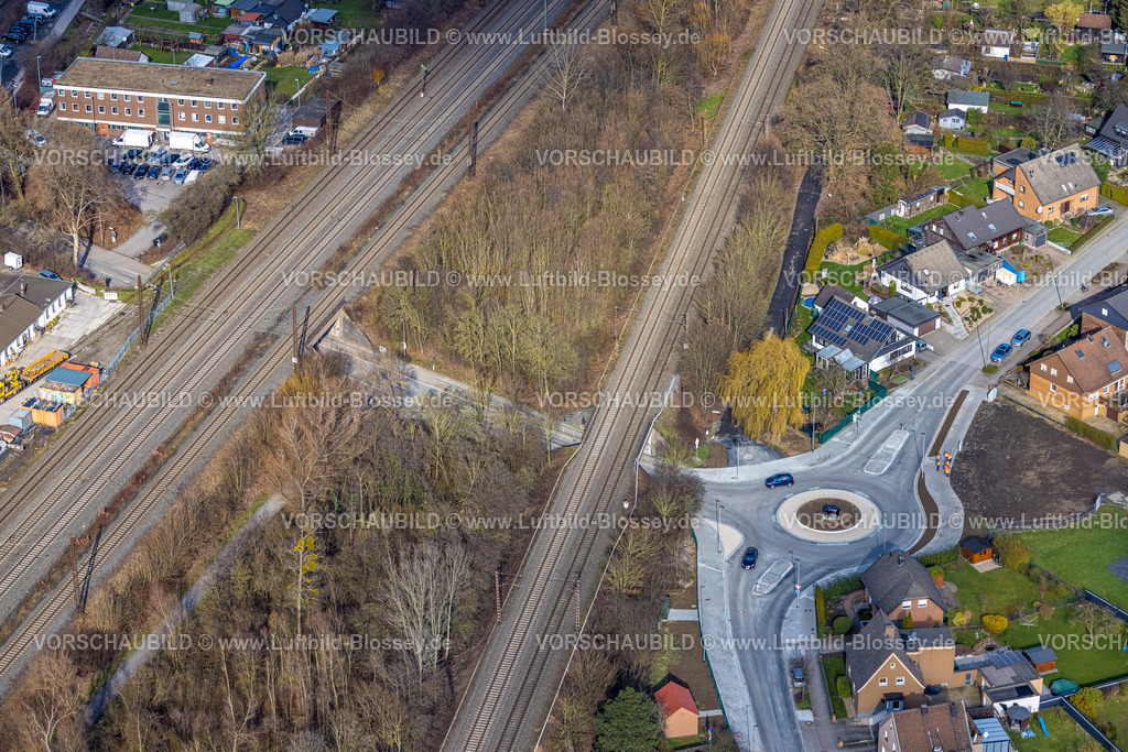 Hamm230215523 | Luftbild, Rangierbahnhof Hamm, Kreisverkehr Günterstraße, Lohauserholz, Stadtbezirk Pelkum, Hamm, Ruhrgebiet, Nordrhein-Westfalen, Deutschland
