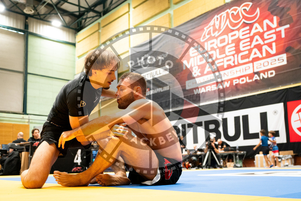 20250906PBB0942 | Fighters compete during the ADCC European Trials  competition in Warsaw, Poland, on September 6, 2025.