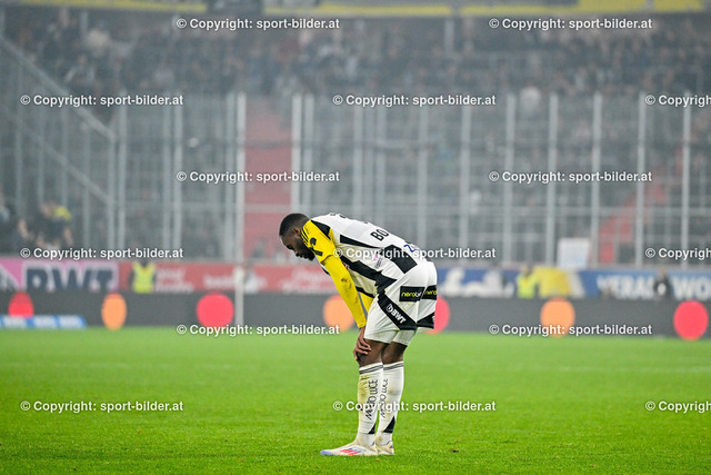 AUT, Admiral Bundesliga, LASK Linz vs SK Sturm Graz | 27.10.2024, Raiffeisen Arena Linz, AUT, Admiral Bundesliga, LASK Linz vs SK Sturm Graz, im Bild Melayro Bogarde of Lask// Admiral Bundesliga Match between LASK Linz and SK Sturm Graz in Linz, Austria on 2024/10/27