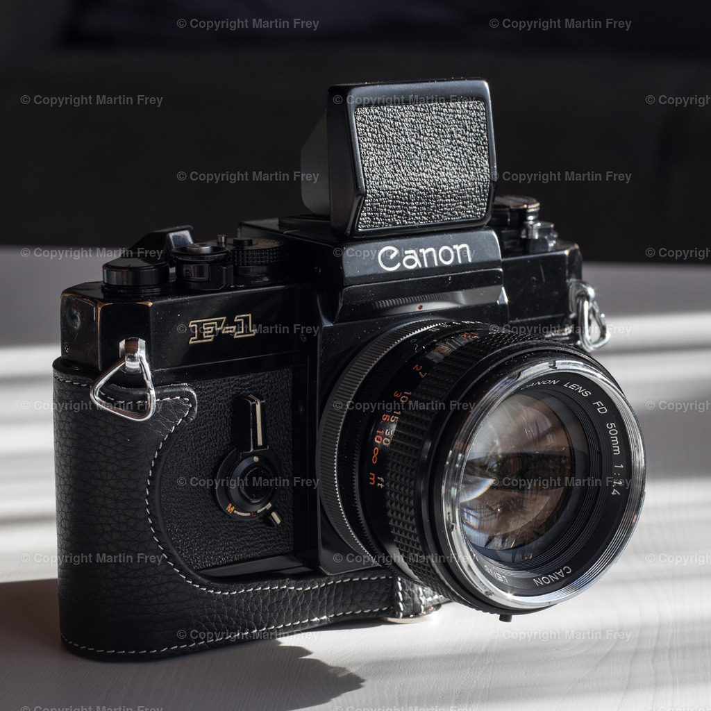 2023_FD002_1x1 | Canon F-1 with waist level finder - Realisiert mit Pictrs.com