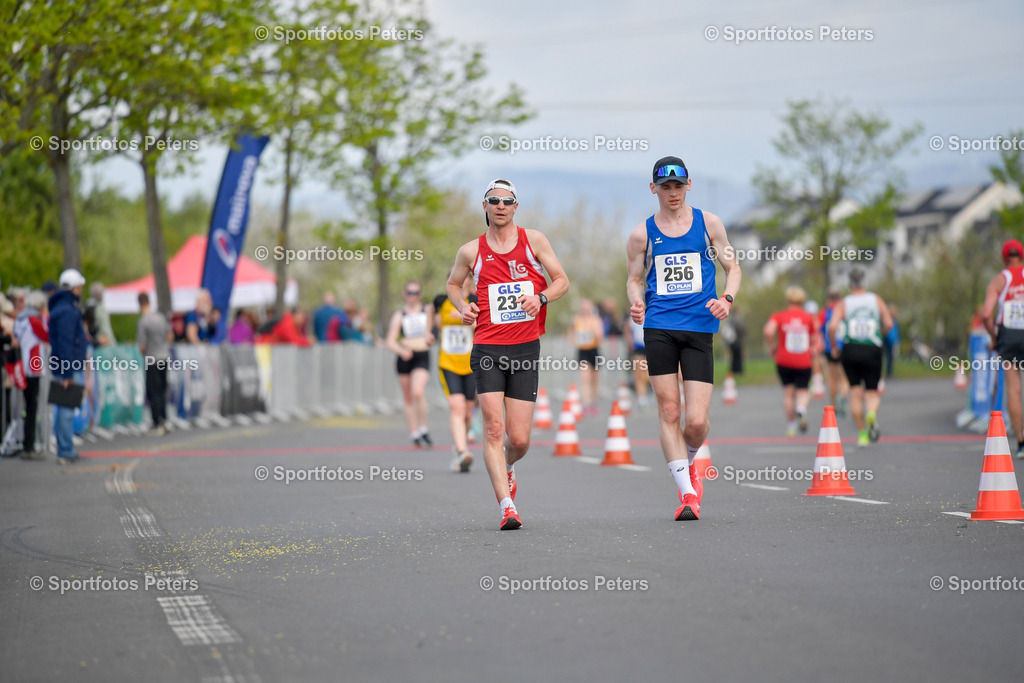 _KP18358_1 | 13.04.2025, xkaix, Leichtathletik Deutsche Meisterschaft 2025, Straßengehen v.l.  - Realisiert mit Pictrs.com