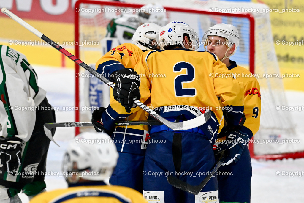 DSG Ledenitzen vs. ELV Zauchen 16.12.2022 | Jubel EVL Zauchen Mannschaft, #2 Mosser Dominik, #9 Frei Christopher