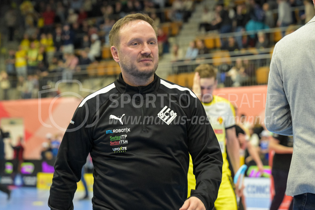 Zug United vs HC Rychenberg - 22. February 2025 | Zug United vs HC RychenbergSporthalle Wankdorf, BernKari Koskelainen (Assistent HC Rychenberg).Bild: Sportfotografie Markus Aeschimann | www.markus-aeschimann.ch - Realisiert mit Pictrs.com