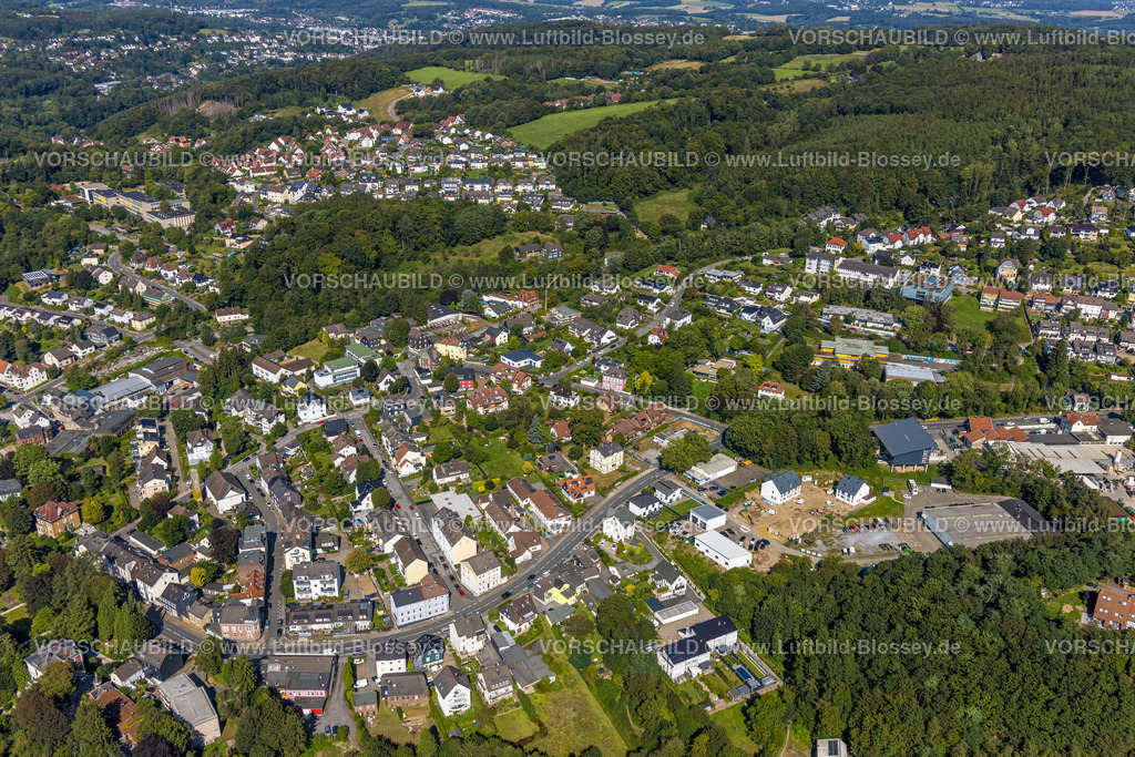Ennepetal240814346 | Luftbild, Wohngebiet um die Milsper Straße, Baustelle und Neubau Wohnhäuser Brinker Feld, Altenvoerde, Ennepetal, Ruhrgebiet, Nordrhein-Westfalen, Deutschland