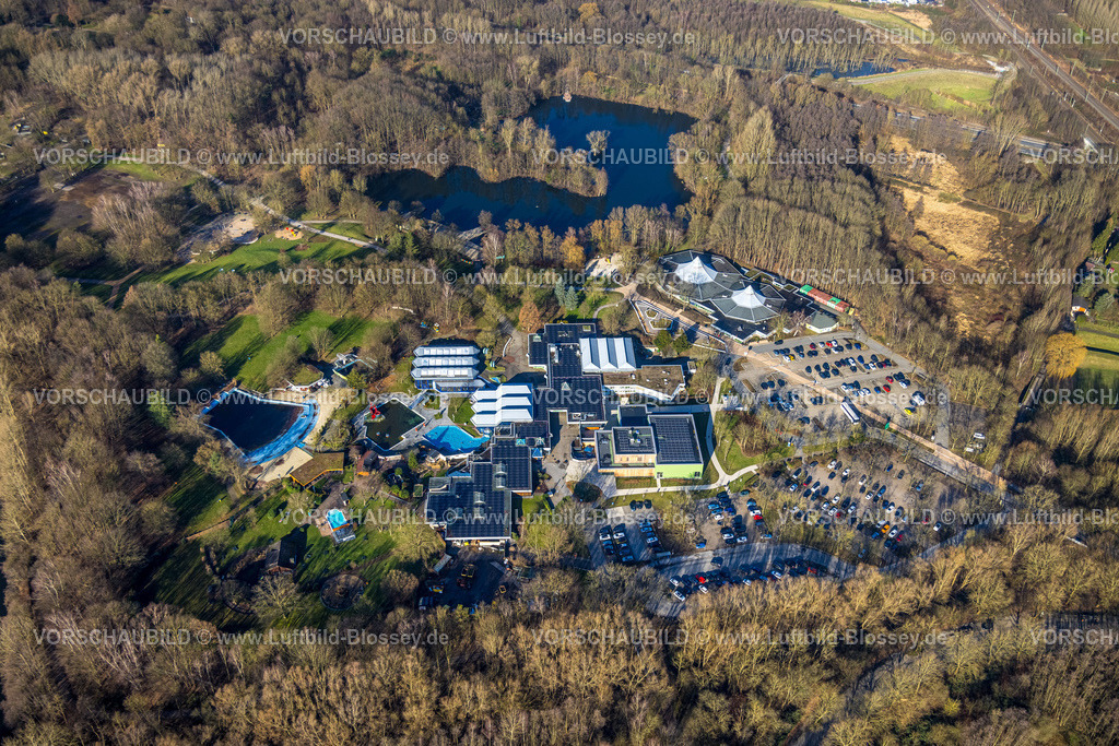 Dortmund240101732 | Luftbild, Revierpark Wischlingen, Solebad Wischlingen, Parkplätze, Huckarde, Dortmund, Ruhrgebiet, Nordrhein-Westfalen, Deutschland