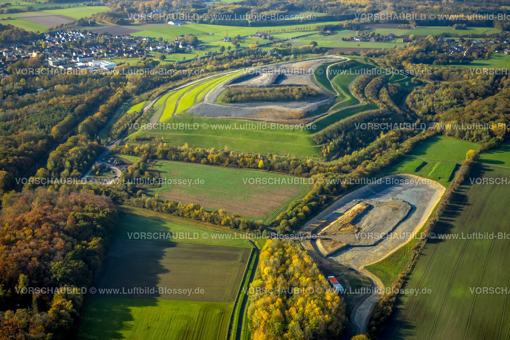 Hamm221015026 | Luftbild, Halde Sundern, ehemalige Zeche Monopol, Herbstfarben, Hamm, Ruhrgebiet, Nordrhein-Westfalen, Deutschland