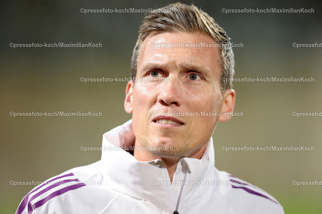 WUP14102401053 | 14.10.2024, Fußball, U20 Länderspiel Deutschland - Ghana, Stadion am Zoo, Wuppertal, Saison 2024 2025: Trainer Hannes Wolf (GER)