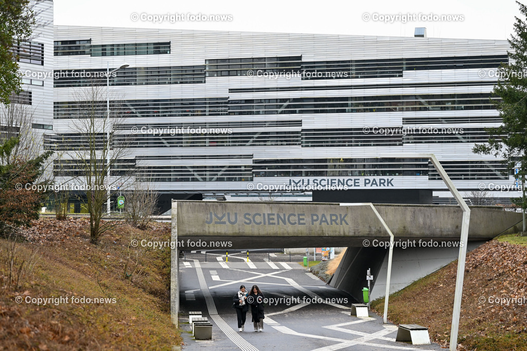 JKU Linz_ Science Park_ 09.02.2024-6 | 09.02.2024, Johannes Kepler Universitaet Linz, AUT, JKU, Gelaende, im Bild JKU Linz, Science Park, Campus, Technologie, hoch-modernes und architektonisch spektakulaeres Campus-Zentrum, Mechatronik, Kuenstliche Intelligenz, Digitalisierung, Mathematik, Forschung, Entwicklung