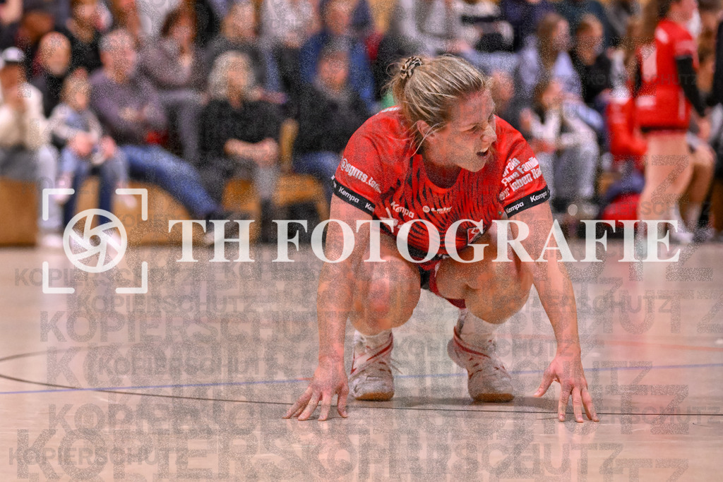 GER, SG Maulburg/Steinen - HSG Dreiland, Frauen-Handball, Oberliga Suedbaden, 3. Spieltag, Saison 2024/2025, 12.10.2024 | Sabrina Gruber (SG Maulburg/Steinen, #71) mit Emotion.GER, SG Maulburg/Steinen - HSG Dreiland, Frauen-Handball, Oberliga Suedbaden, 3. Spieltag, Saison 2024/2025, 12.10.2024Foto: TH Fotografie/Thomas Hess
