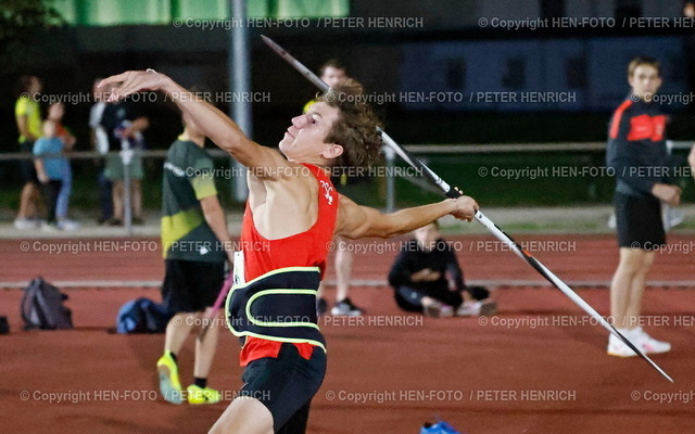 20230906_0383-abendsportfest-pfungstadt-HEN-FOTO | 06.09.2023 Pfungstädter Abendsportfest im Leichtathletik Stadion des TSV Pfungstadt Speerwurf Speerwerfen Nr 314 Alexander Adler (ASC Darmstadt) 52,71 Meter Gesamtwertung Platz 3 MJU18 Platz 1 (Foto: Peter Henrich) - Realisiert mit Pictrs.com