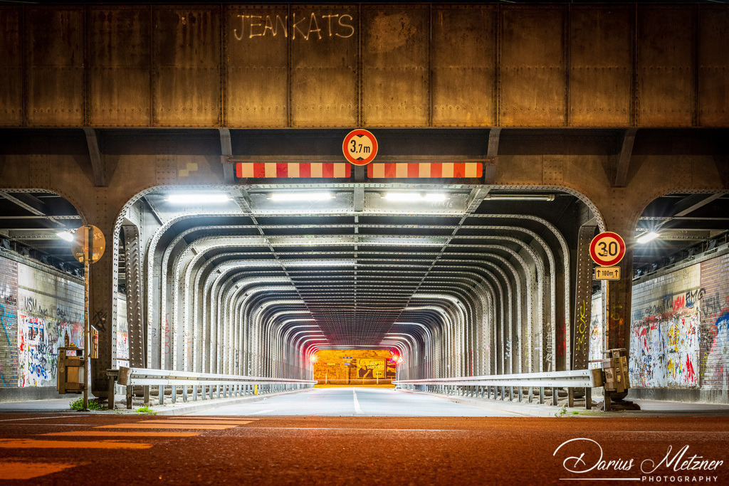 Die Unterführung unter den Bahngleisen in Mainz | Die Unterführung unter den Bahngleisen in Mainz