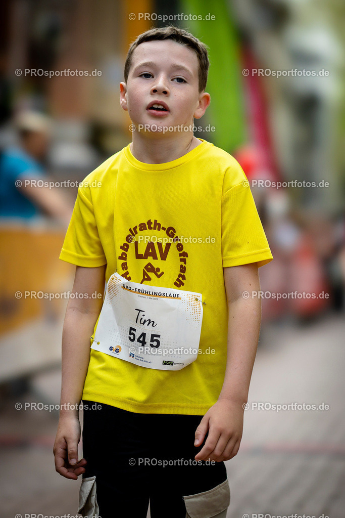 GVG Fruehlingslauf in Frechen, 07.05.2023 | Impressionen vom GVG Fruehlingslauf am 07.05.2023 in Frechen (Nordrhein-Westfalen). Foto: BEAUTIFUL SPORTS/Axel Kohring
