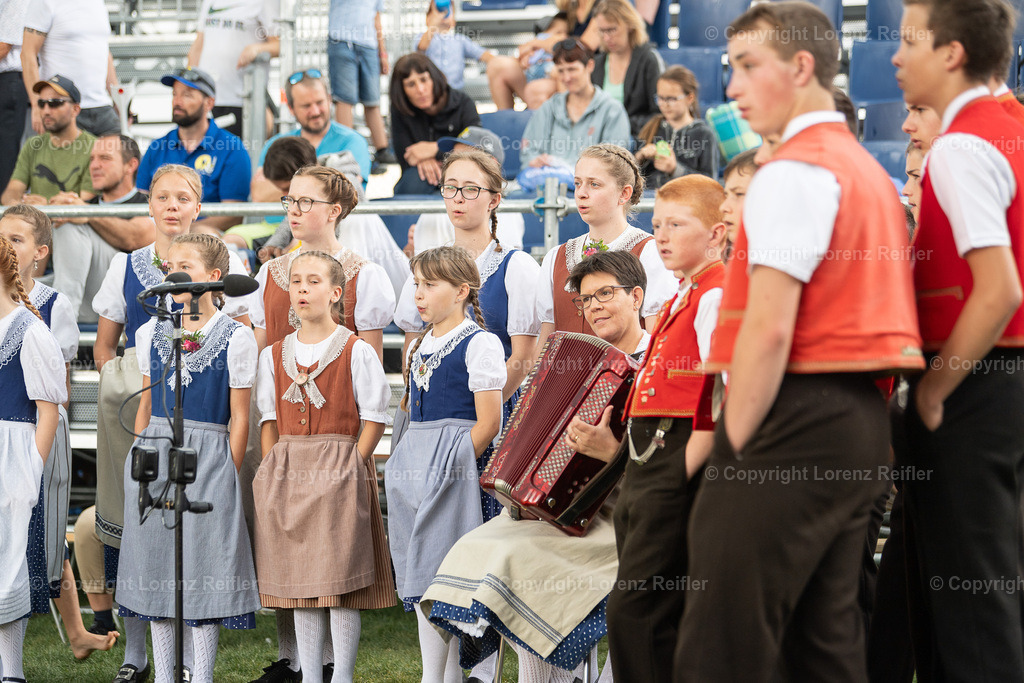 Schwingen -  Appenzeller Kantonal Nachwuchsschwingertag 2024 | Hundwil, 6.7.24, Schwingen - Appenzeller Kantonal Nachwuchsschwingertag.