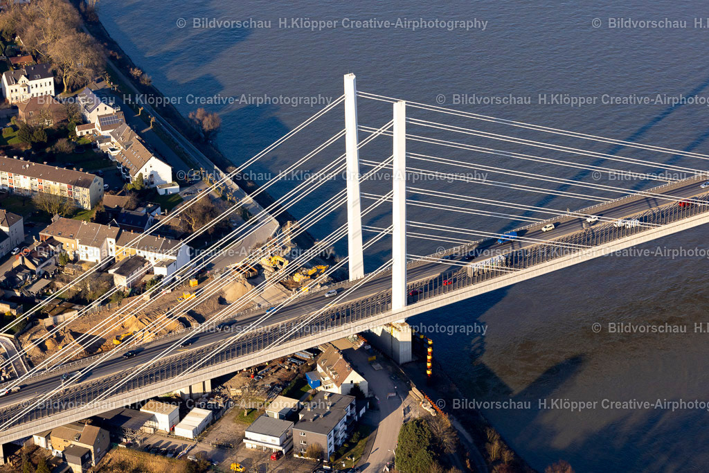 Luftbilder Duisburg-7425 | Luftbildfotografie Instandsetzung der Autobahnbrücke BAB A40 " - Realisiert mit Pictrs.com
