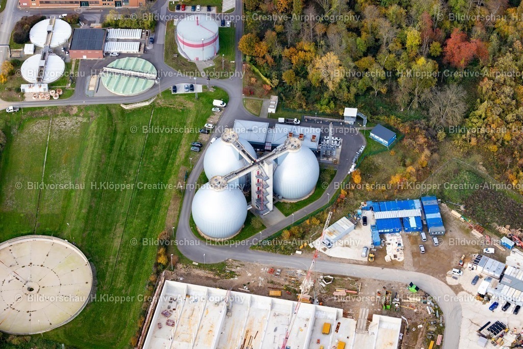 Luftbilder Düren Niederzier Eifel-Rur - Kläranlage  -7157 | Luftbilder Düren Niederzier Eifel-Rur - Kläranlage - Realisiert mit Pictrs.com