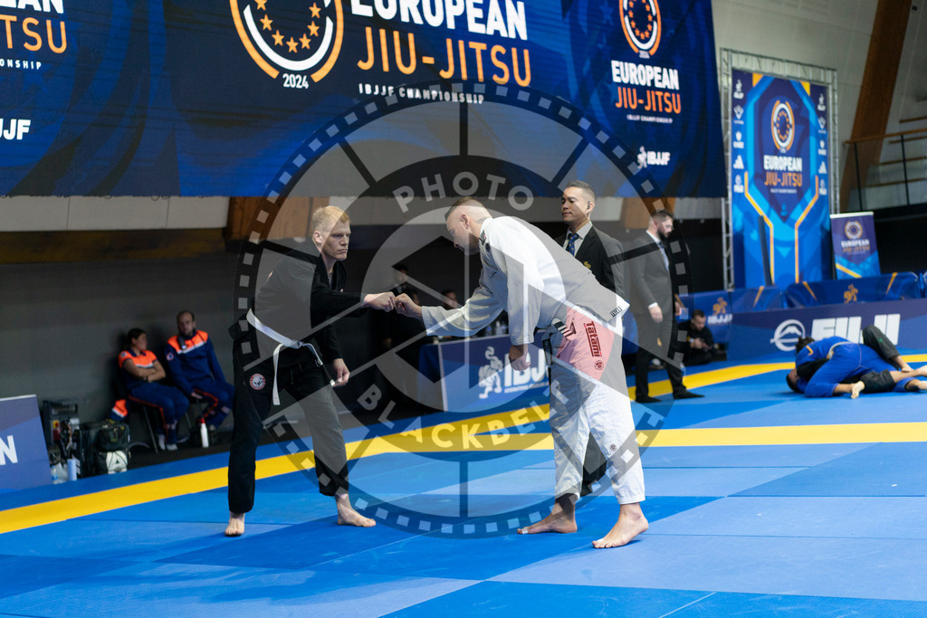 20240119PBB2391 | Fighters compete during the IBJJF European Championship in Paris, France, on January 19, 2024.