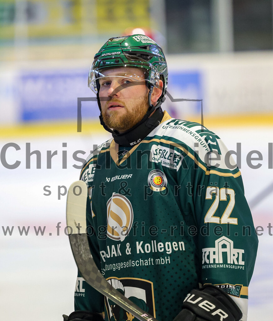 2025-09-14_050_TSV_Erding_gegen_EC_Peiting | Erding, Deutschland, 14.09.2025:Eishockey, Oberliga Süd 2025 / 2026, Testspiel, TSV Erding gegen EC Peiting, Endergebnis: 2:3Foto: Christian Riedel / fotografie-riedel.net