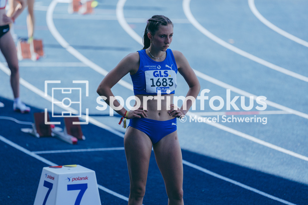 Deutsche Meisterschaften U20 / U16 2026 | Malin Bornemann, TV Wattenscheid 01, 1683, , 400-Meter-Lauf, Deutsche Meisterschaften der U20 &amp; U16 2026, Lohrheidestadion Bochum-Wattenscheid, 10.07.2026. Foto: Marcel Schwering / sportimfokus - Realisiert mit Pictrs.com