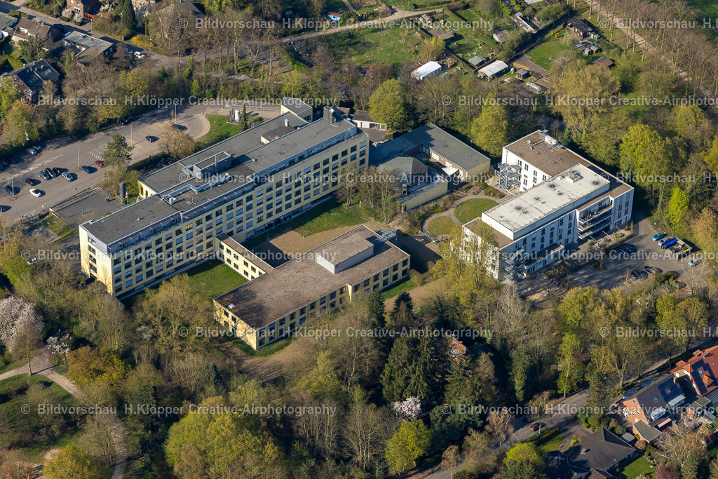 Luftbilder Krefeld Hüls 439A8778 | Luftbilder Krefeld Hüls Helios Cäcilien-Hospital Hüls - Realisiert mit Pictrs.com